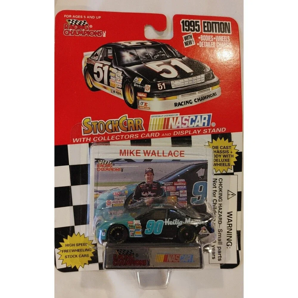 (2) 1995 NASCAR 1:64 Die Cast TJ Clark & Mike Wallace Limited Premier Edition